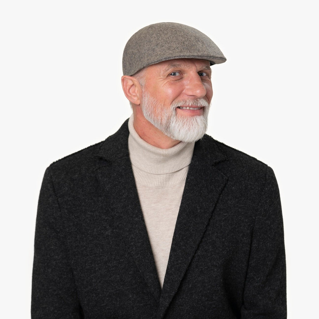 Casquette plate en laine mélangée Paddy Modell 1