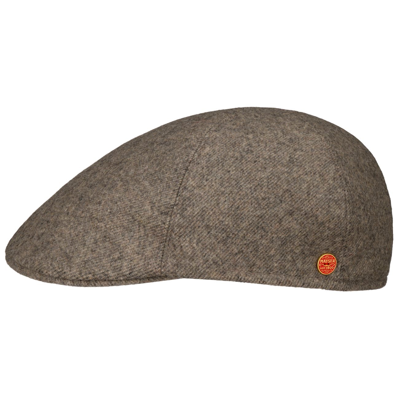 Casquette plate en laine mélangée Paddy beige 2