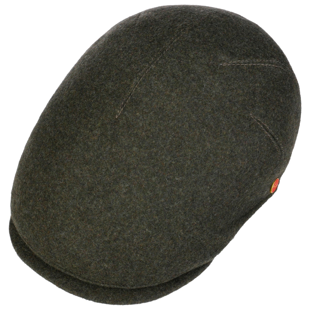 Sidney Flat Cap i Ullblanding oliv 7