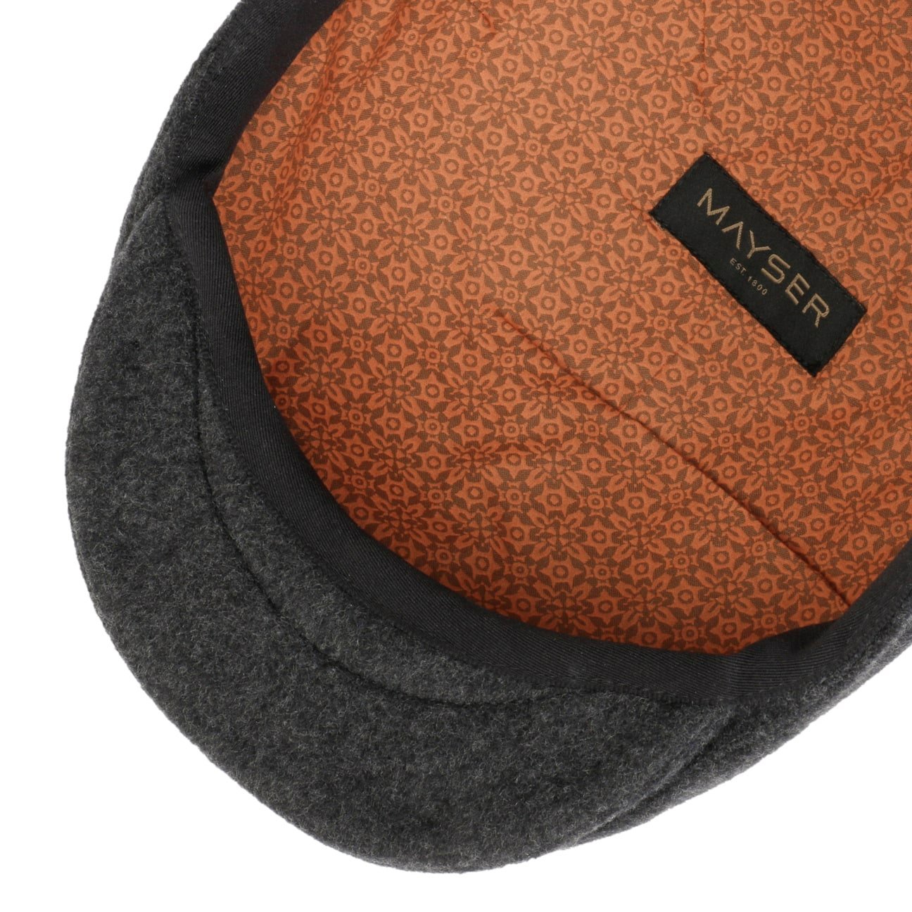 Sidney Wool Blend Flat Cap anthrazit 4