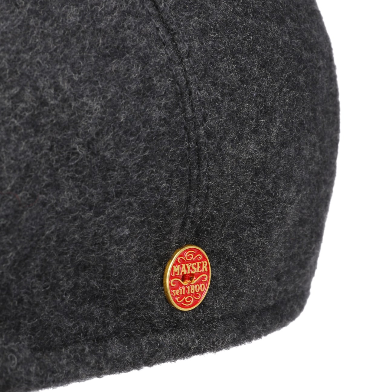 Sidney Wool Blend Flat Cap anthrazit 5