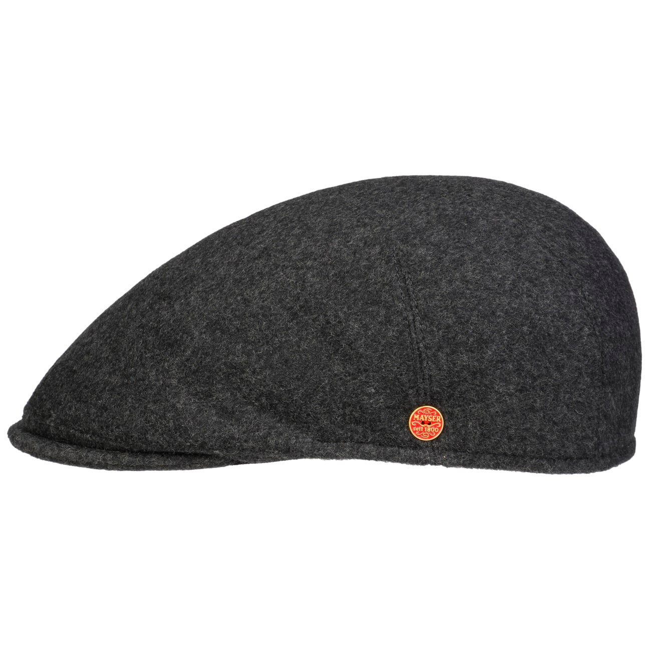Sidney Wool Blend Flat Cap anthrazit 2