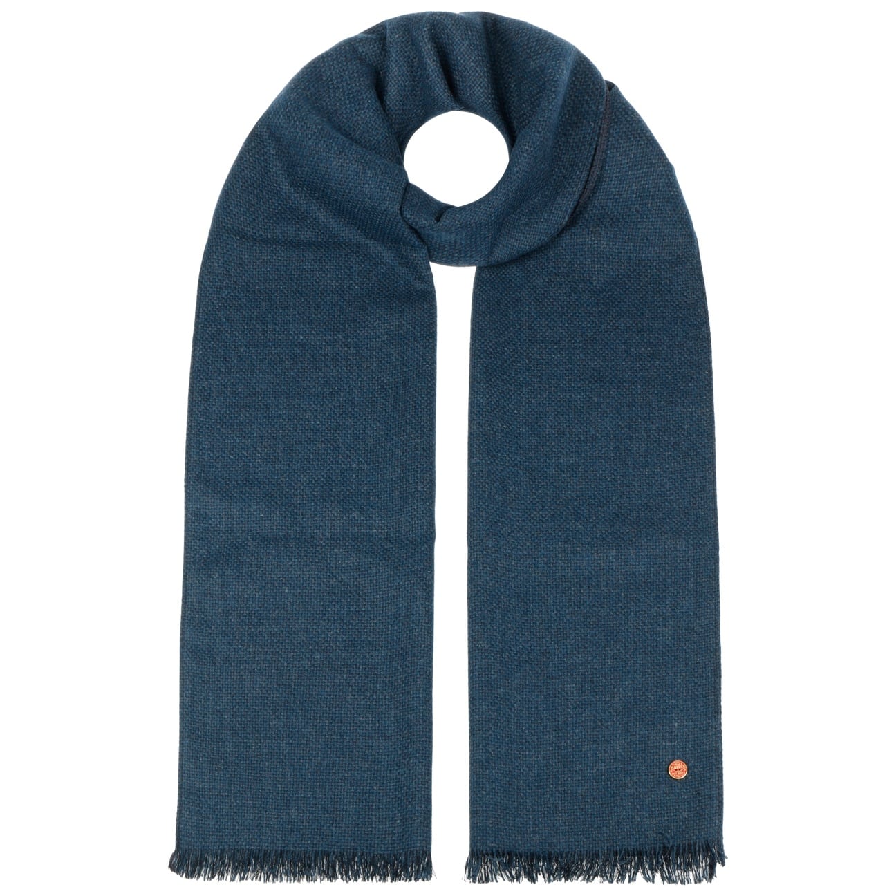 Uni Premium Ullskjerf dunkelblau 1