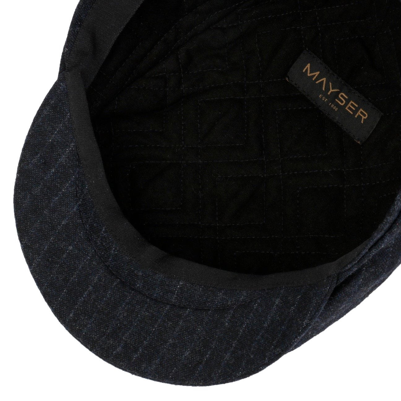 Frankie Pinstripe Flat Cap dunkelblau 4