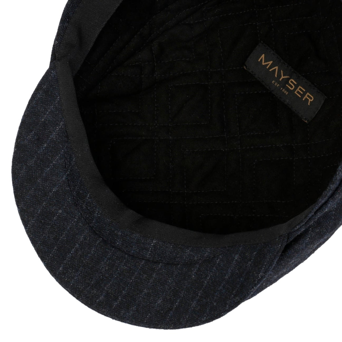 Frankie Pinstripe Flat Cap dunkelblau 4