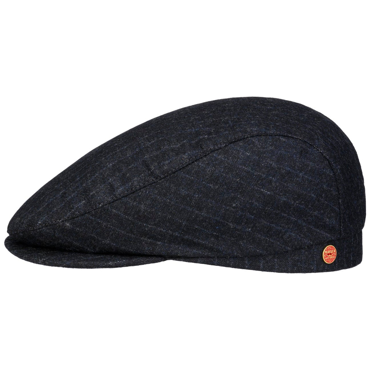 Frankie Pinstripe Flat Cap dunkelblau 2