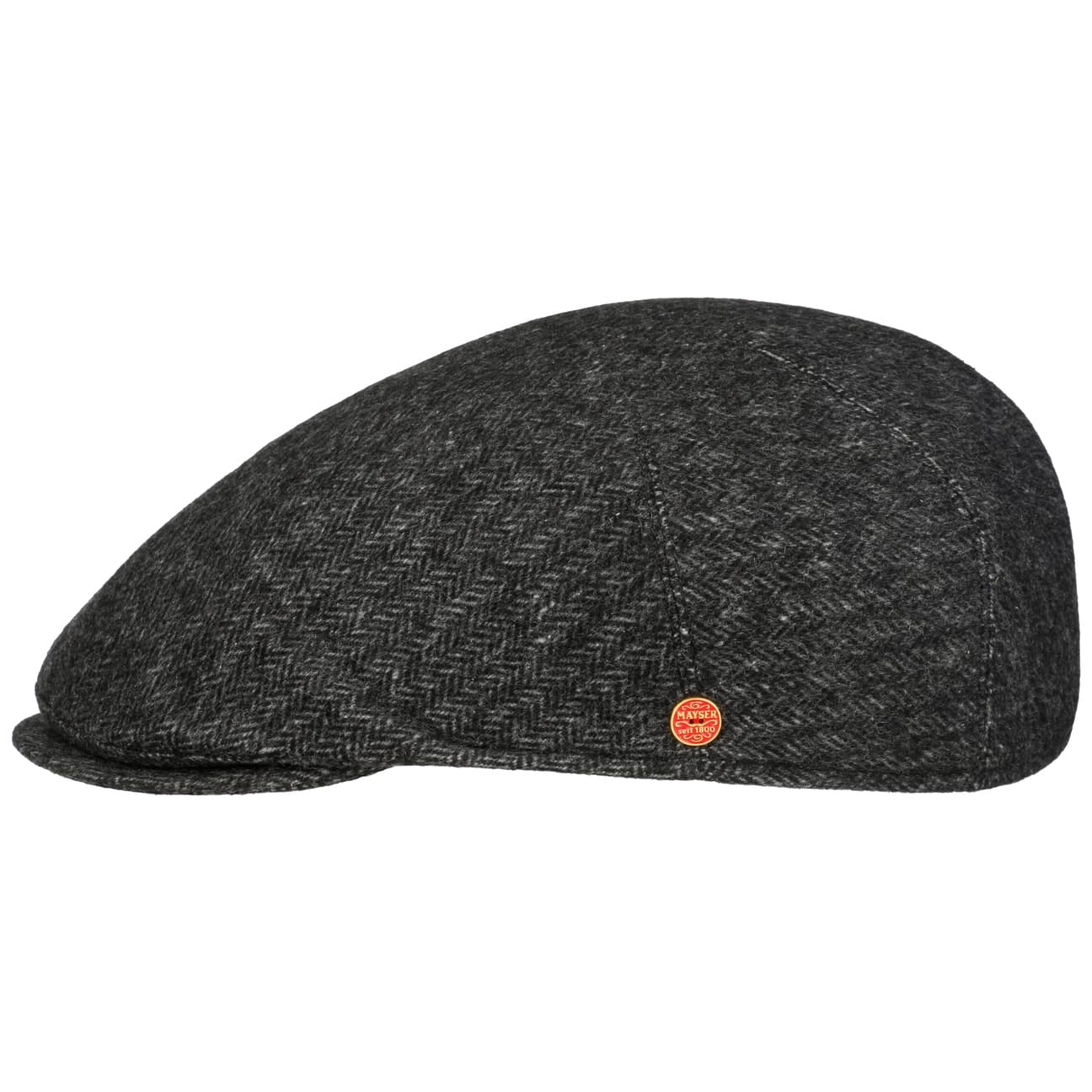 Sidney Plus Amaro Flat Cap schwarz 8