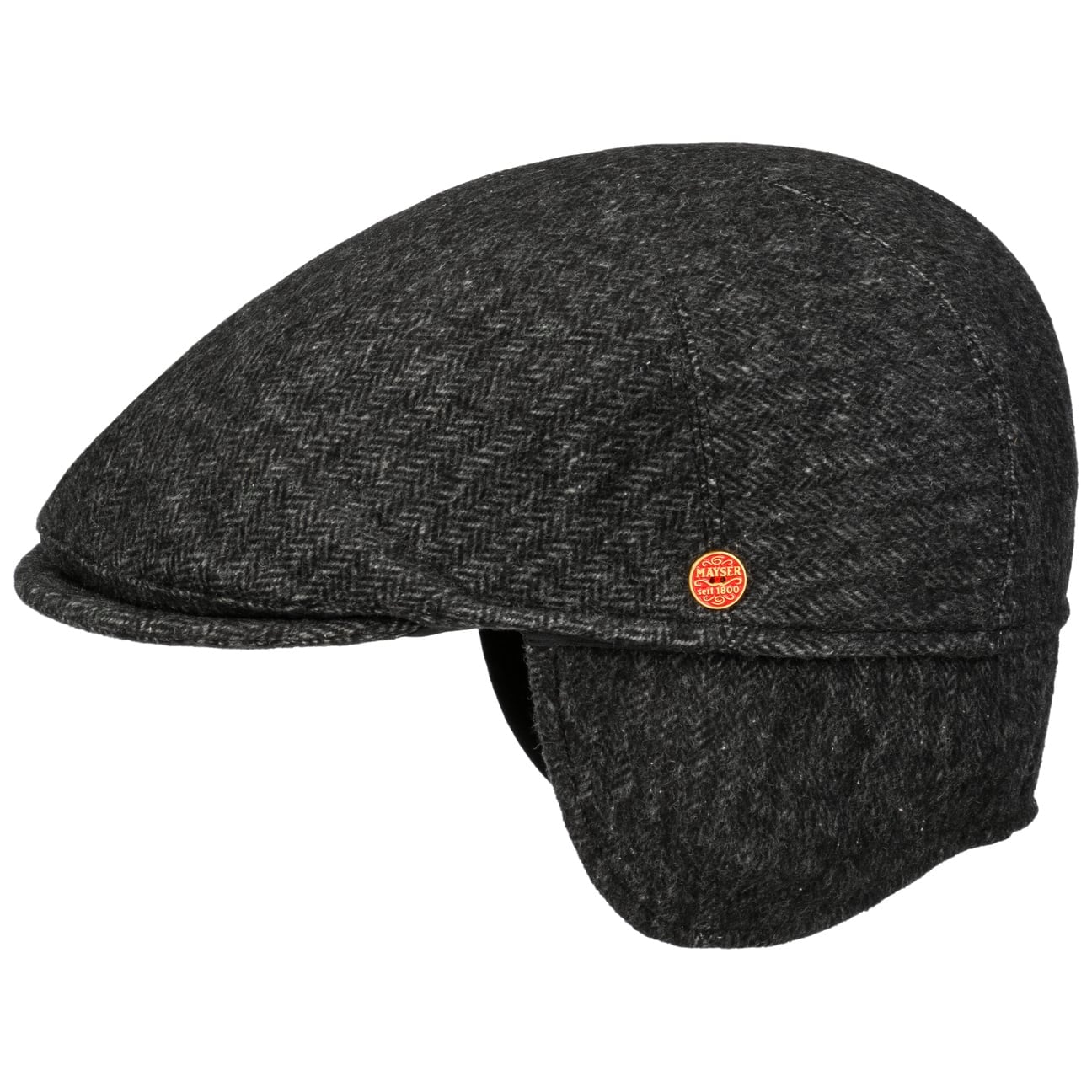 Sidney Plus Amaro Flat Cap schwarz 3