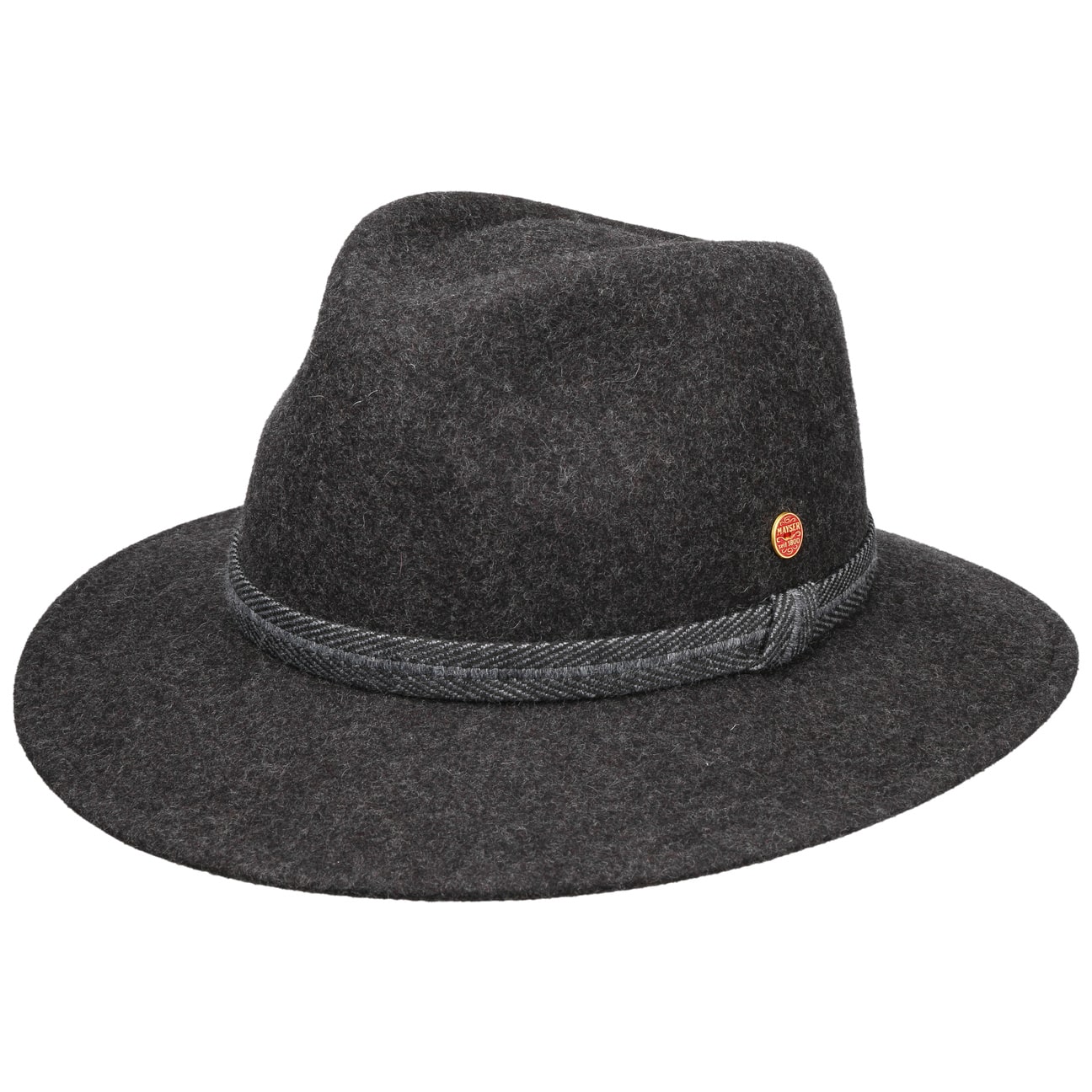 Gedeon Plus Traveller Wollhut anthrazit-meliert 2