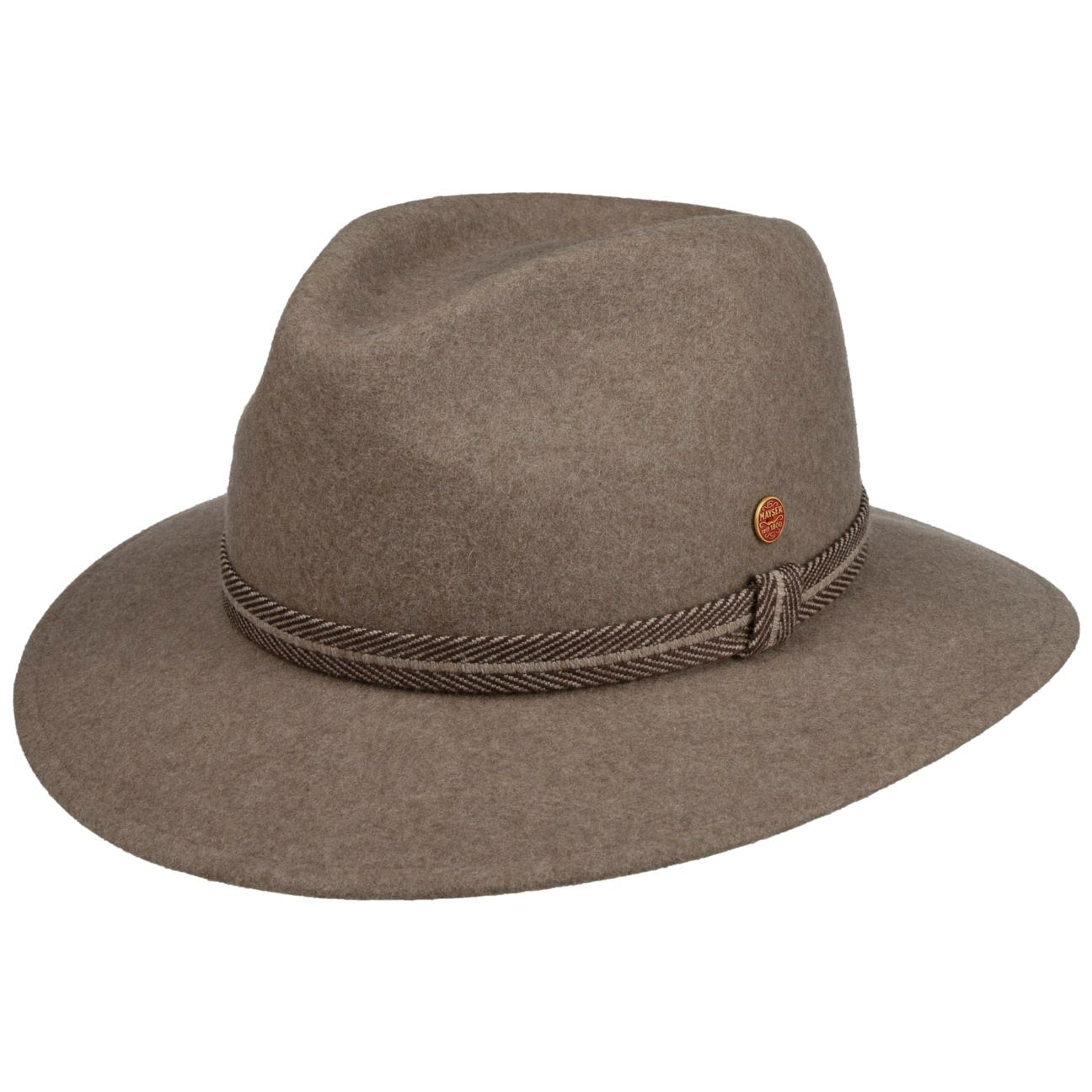 Gedeon Plus Traveller Wollhut braun-meliert 10