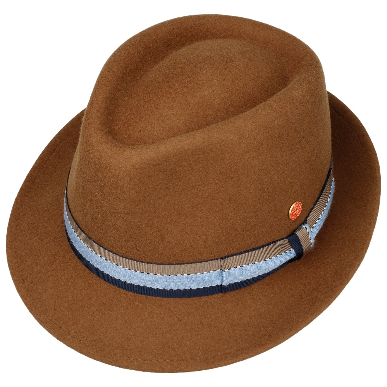 Troy Wolga Trilby Ullhatt braun 7