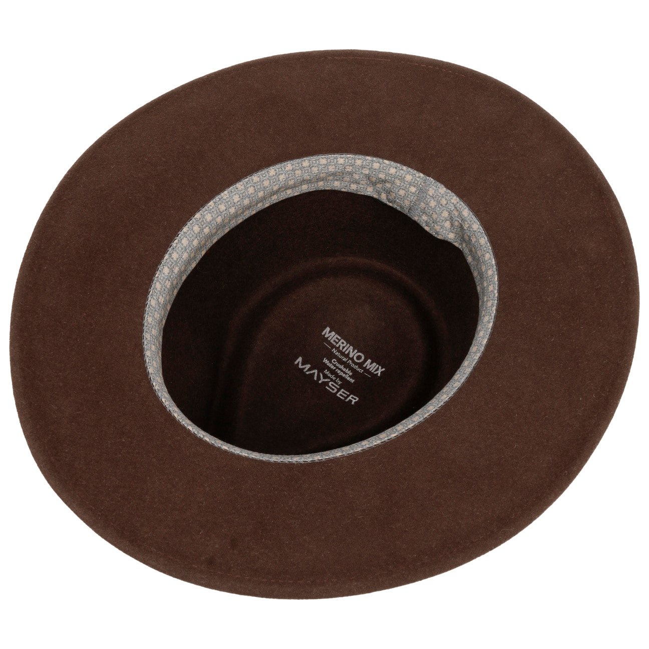 Taylor Merino Mix Traveler Felt Hat braun 3