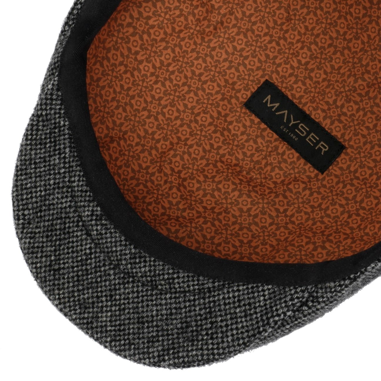 Sidney Tweed platt keps schwarz 4