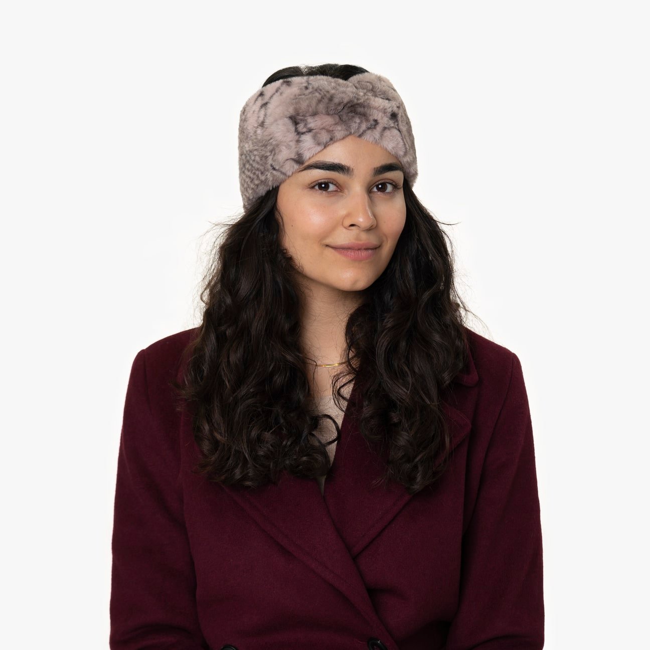 Rita Rose Fake Fur Headband Modell 1