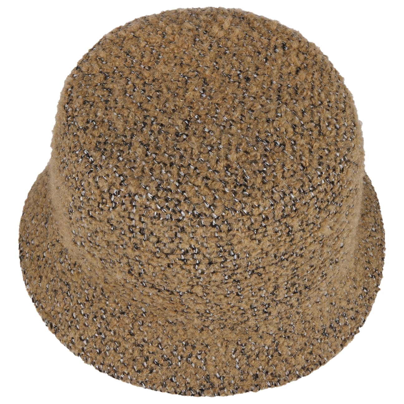 Julie Boucle Bucket Women's Hat camel 2