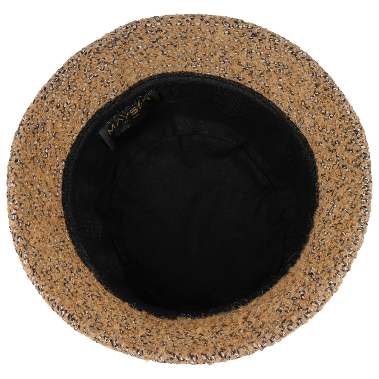 Julie Boucle Bucket Damehatt camel 3