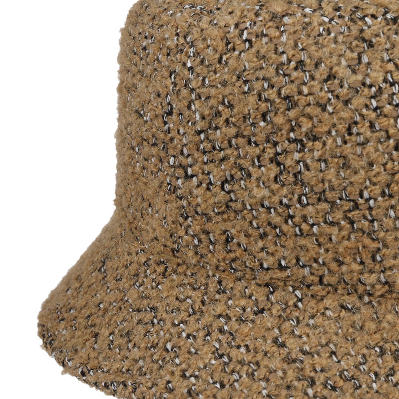Julie Boucle Bucket Women's Hat camel 5