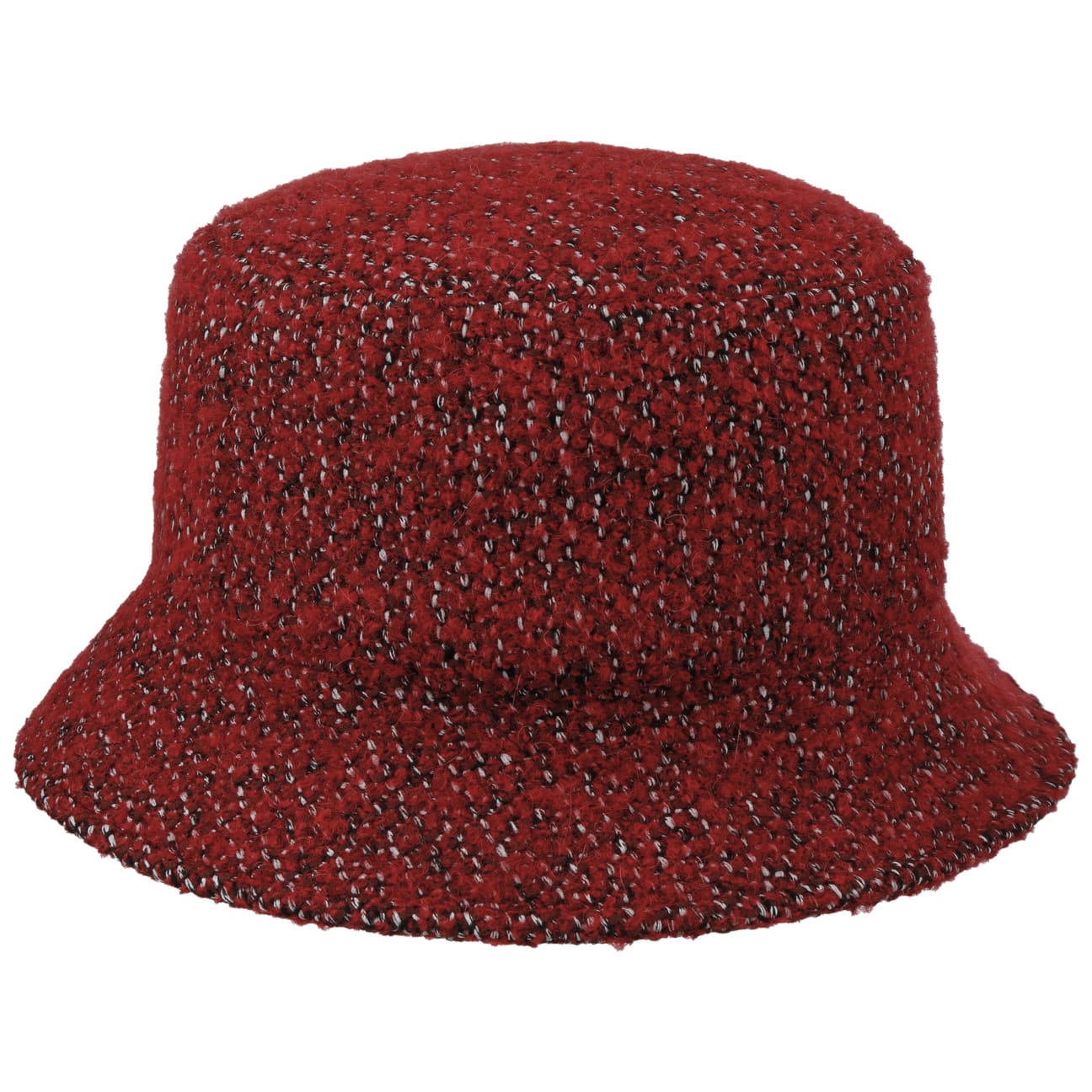 Julie Boucle Bucket Women's Hat dunkelrot 6