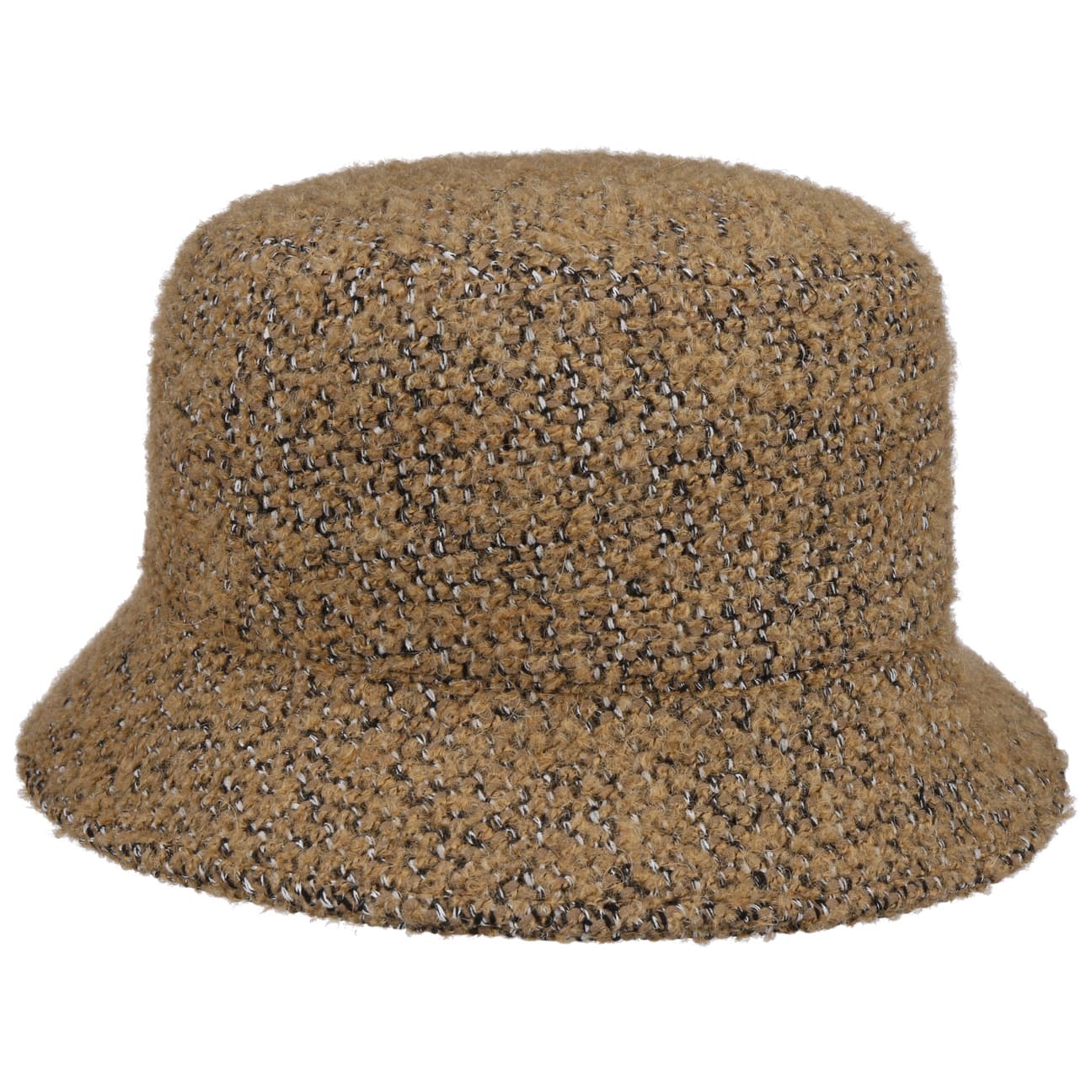 Julie Boucle Bucket Women's Hat camel 1