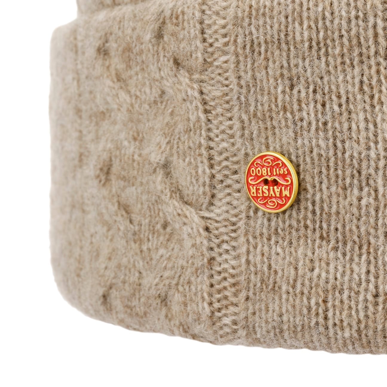 Joyce Cable Knit Beanie beige 3