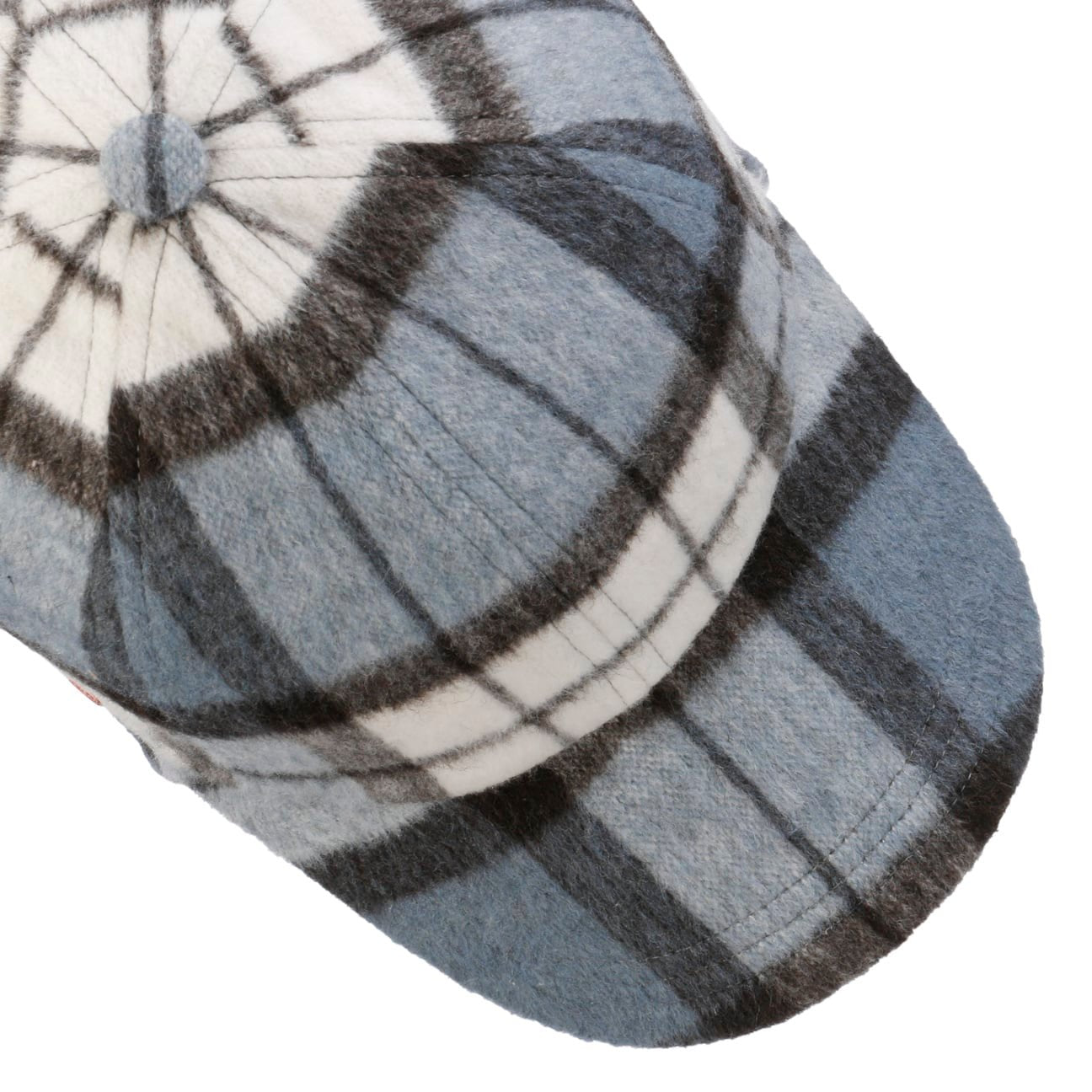 Casquette à carreaux Taja avec oreillettes schwarz-blau 12