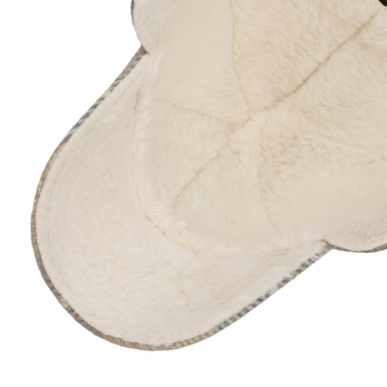 Casquette à carreaux Taja avec oreillettes beige-grau 5