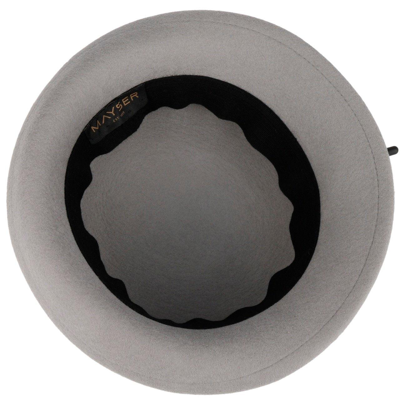 Mia Soft Wool Cloche Hat hellgrau 4