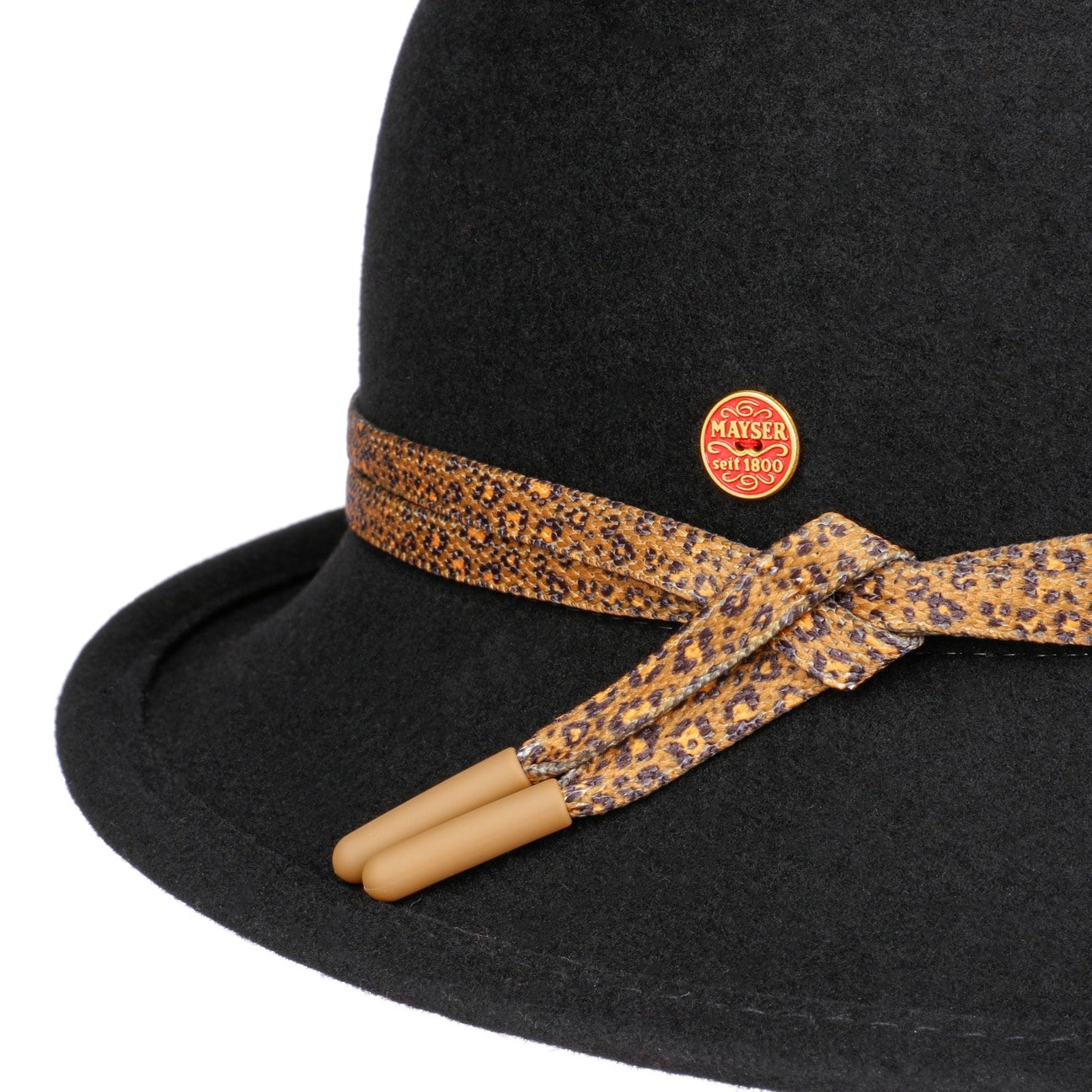 Mia Soft Wool Cloche Hat schwarz 9