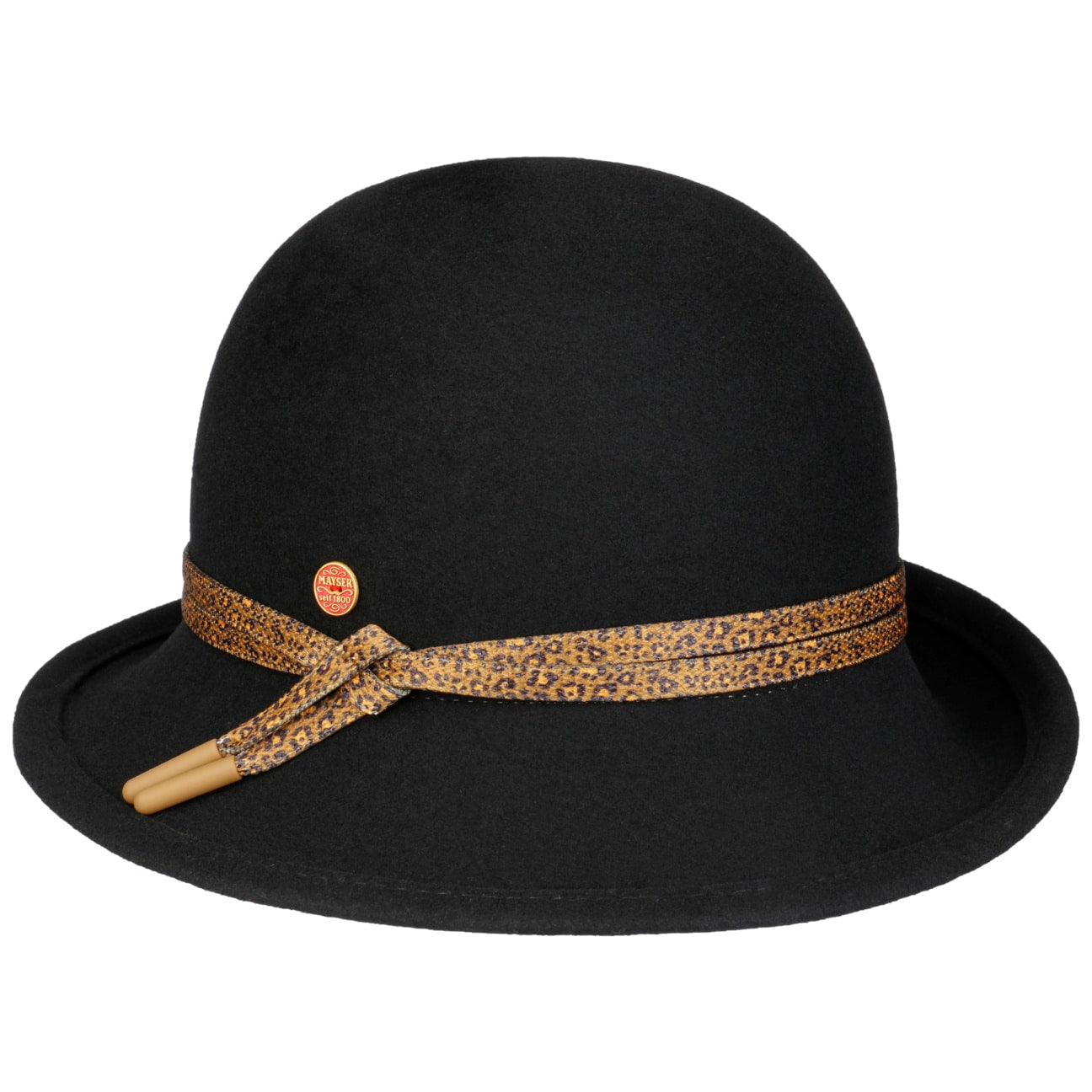 Mia Soft Wool Cloche Hat schwarz 6