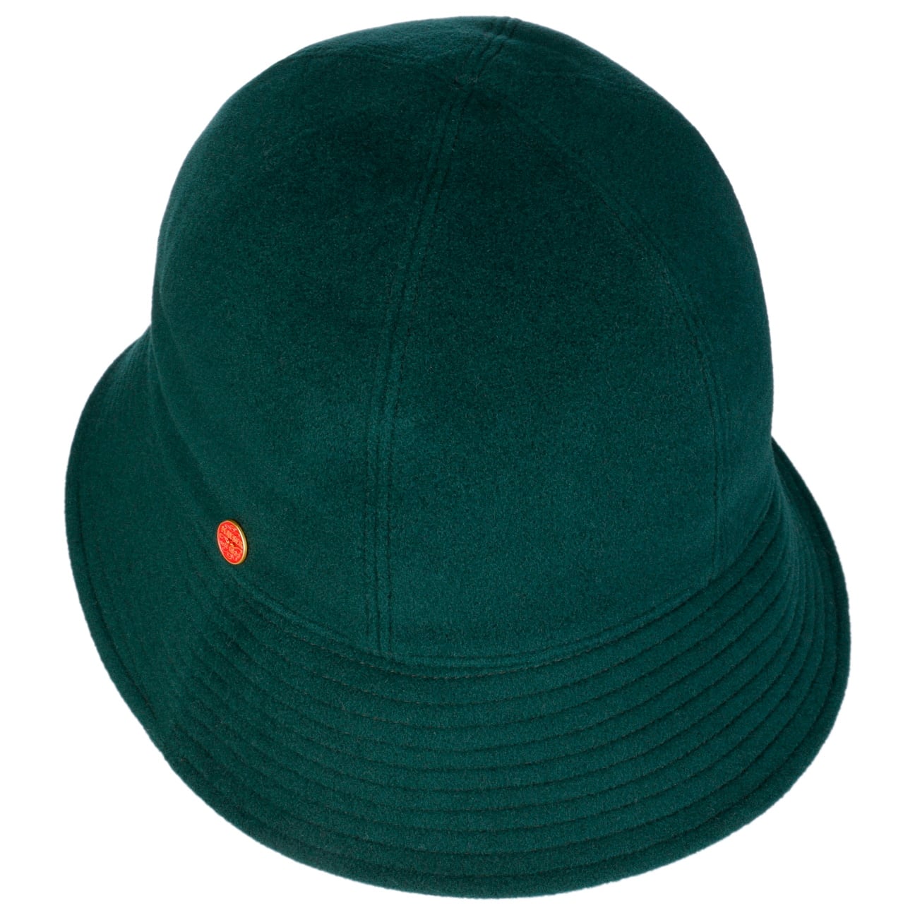 Cappello in Lana Gerda Pascal Asym Brim dunkelgrün 7