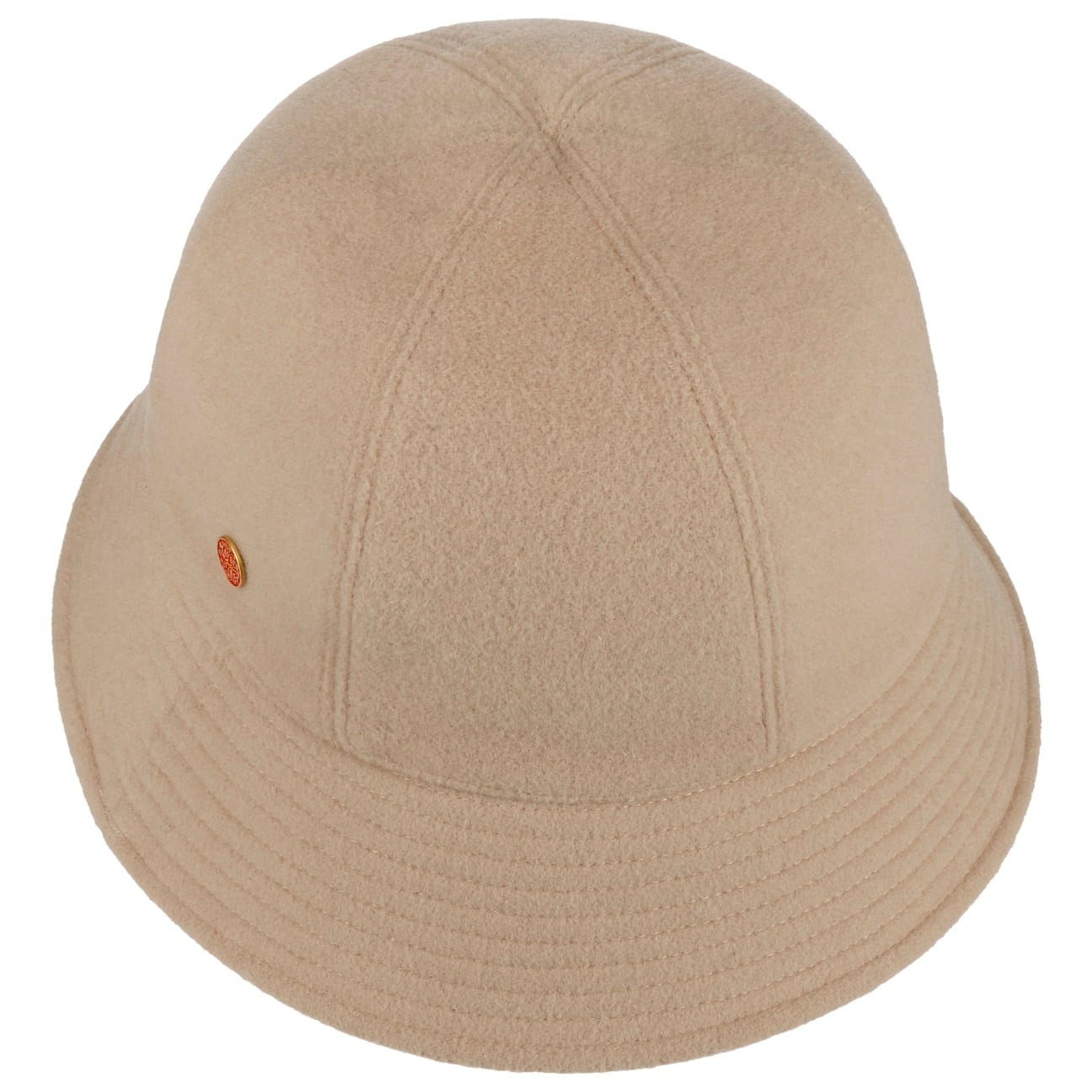 Cappello in Lana Gerda Pascal Asym Brim hellbeige 11