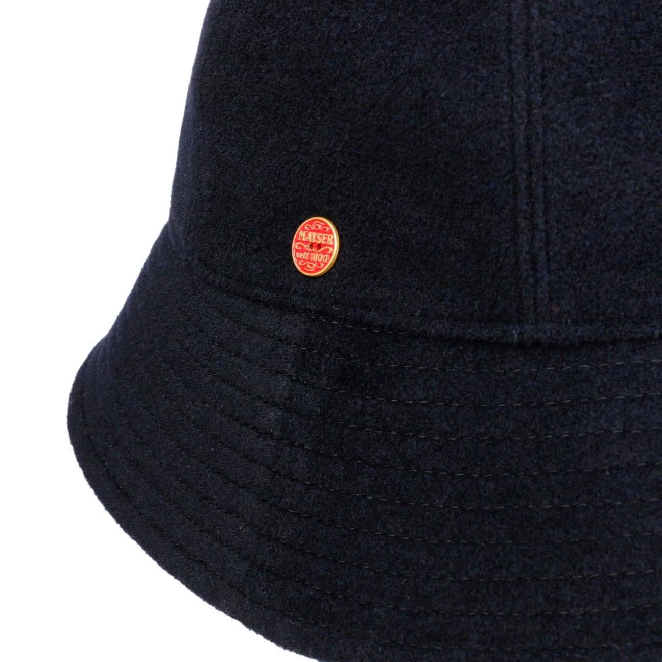 Chapeau en laine Gerda Pascal Asym Brim dunkelblau 5
