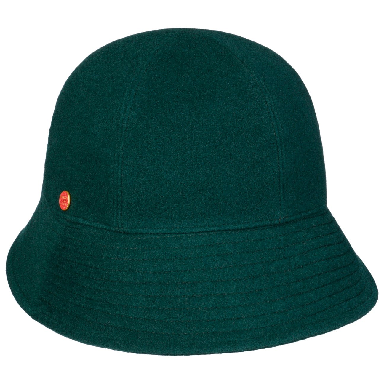 Chapeau en laine Gerda Pascal Asym Brim dunkelgrün 6