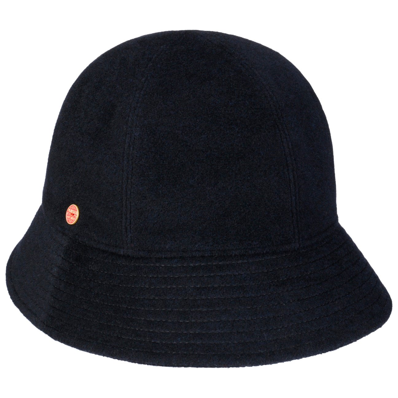 Chapeau en laine Gerda Pascal Asym Brim dunkelblau 2