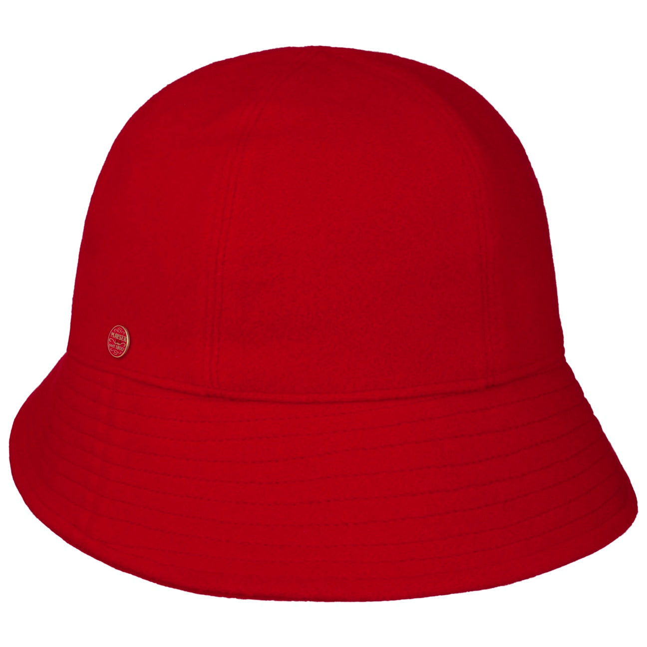 Chapeau en laine Gerda Pascal Asym Brim rot 14