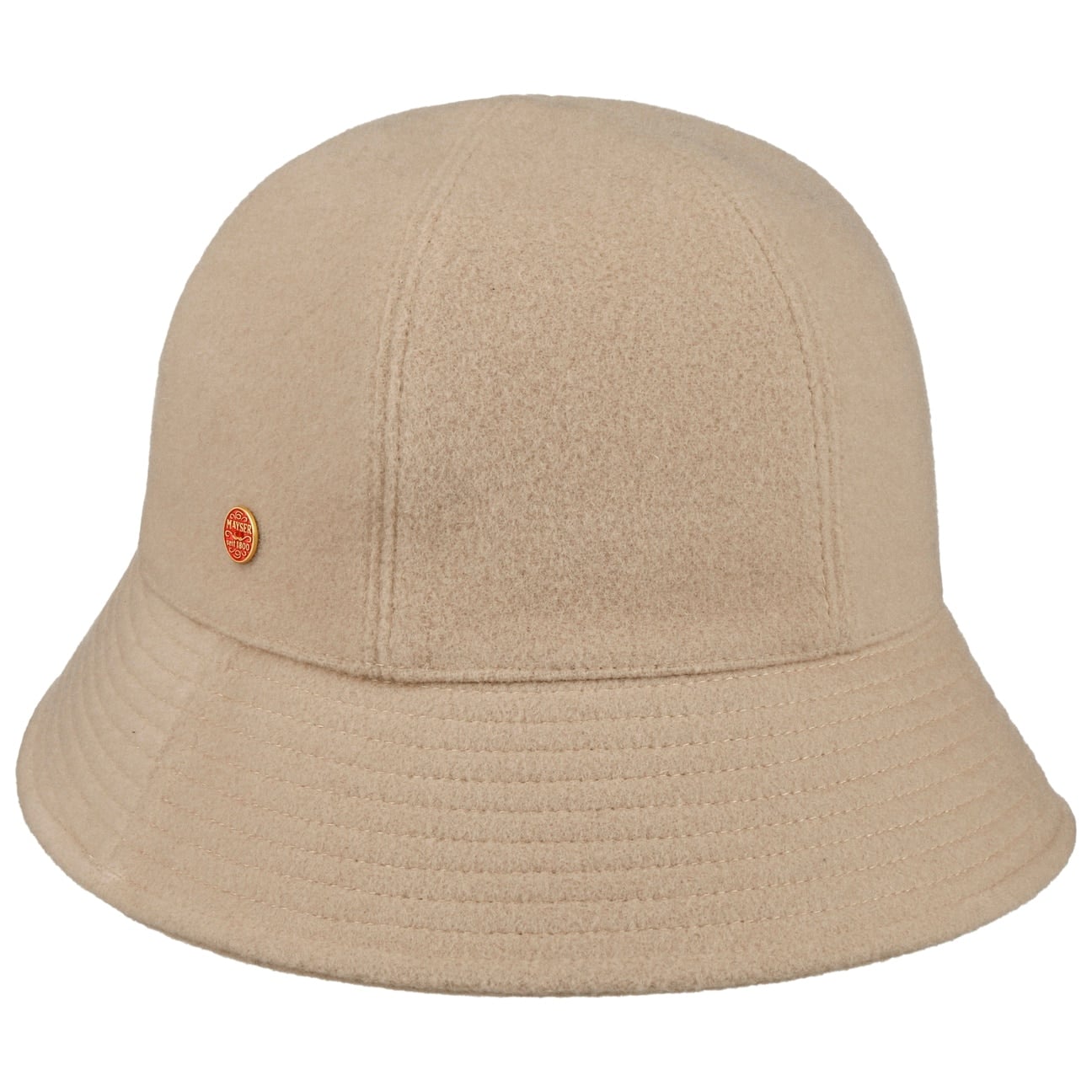 Cappello in Lana Gerda Pascal Asym Brim hellbeige 10