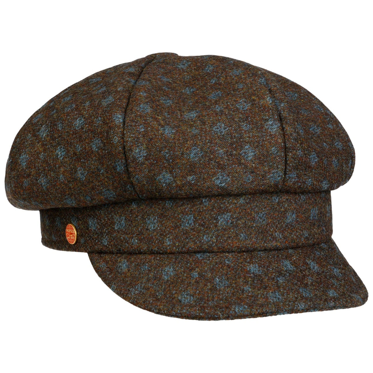 Cia Colour Dots Newsboy Cap braun 2