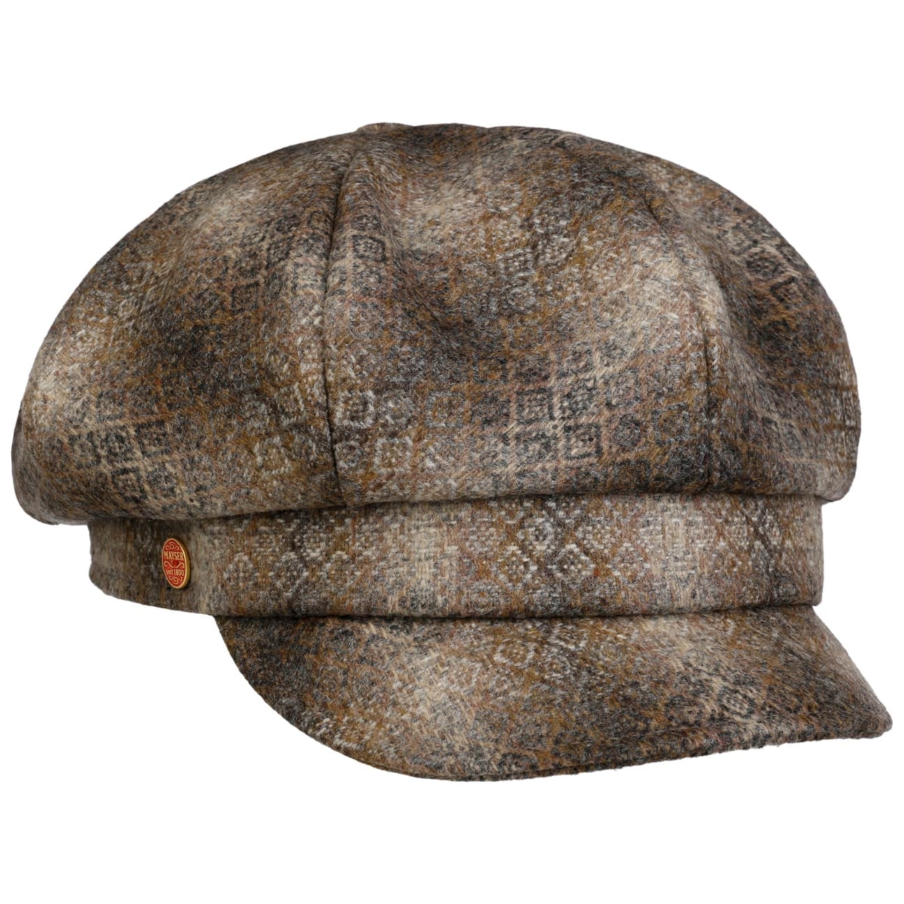 Cia Merino tidningspojkekeps beige 2