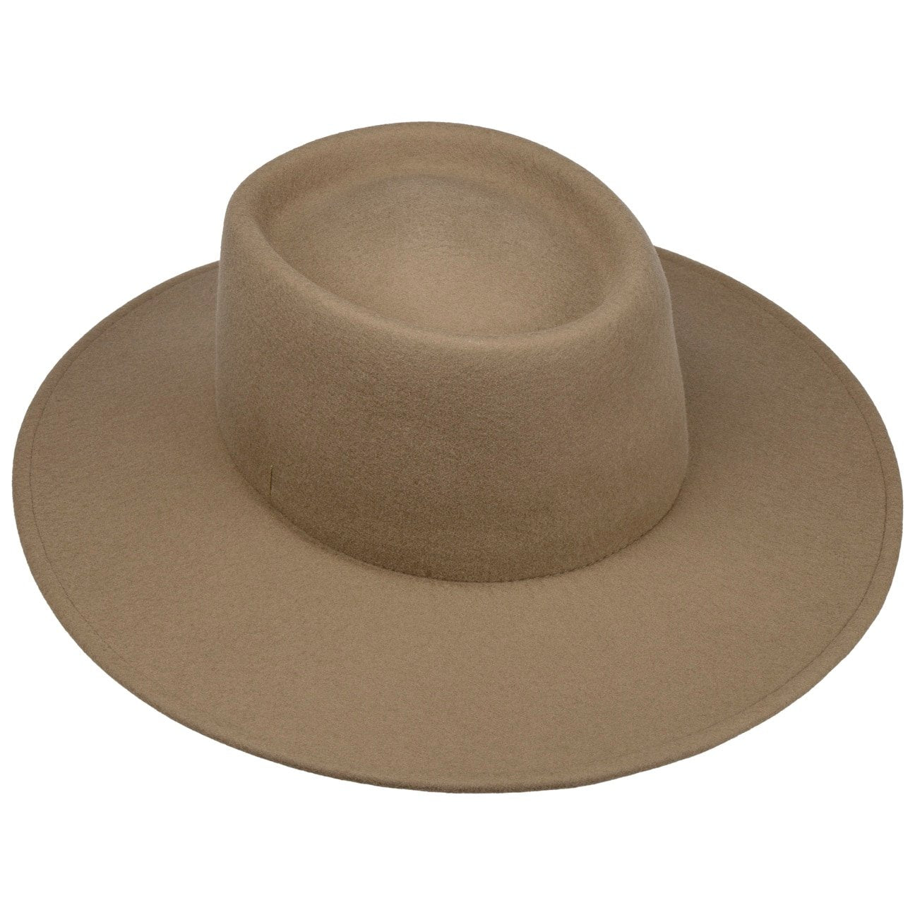 Soft Wool Ladies' Hat With Chin Strap beige 4