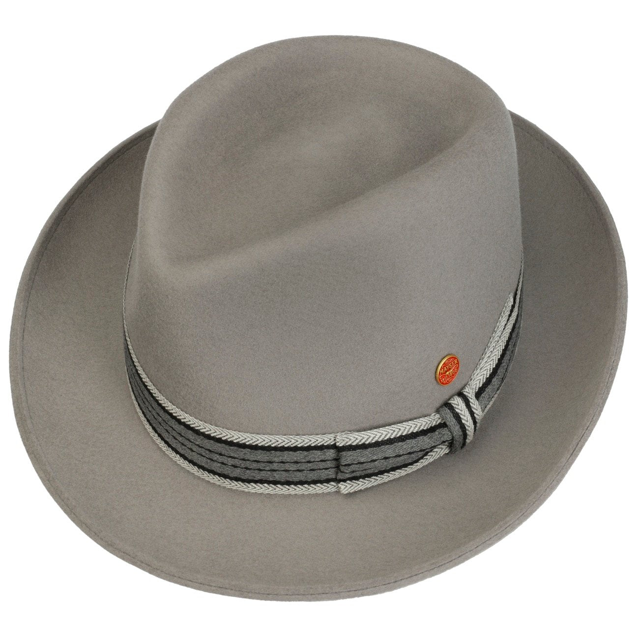Samuel Fedora Wollfilzhut grau 7