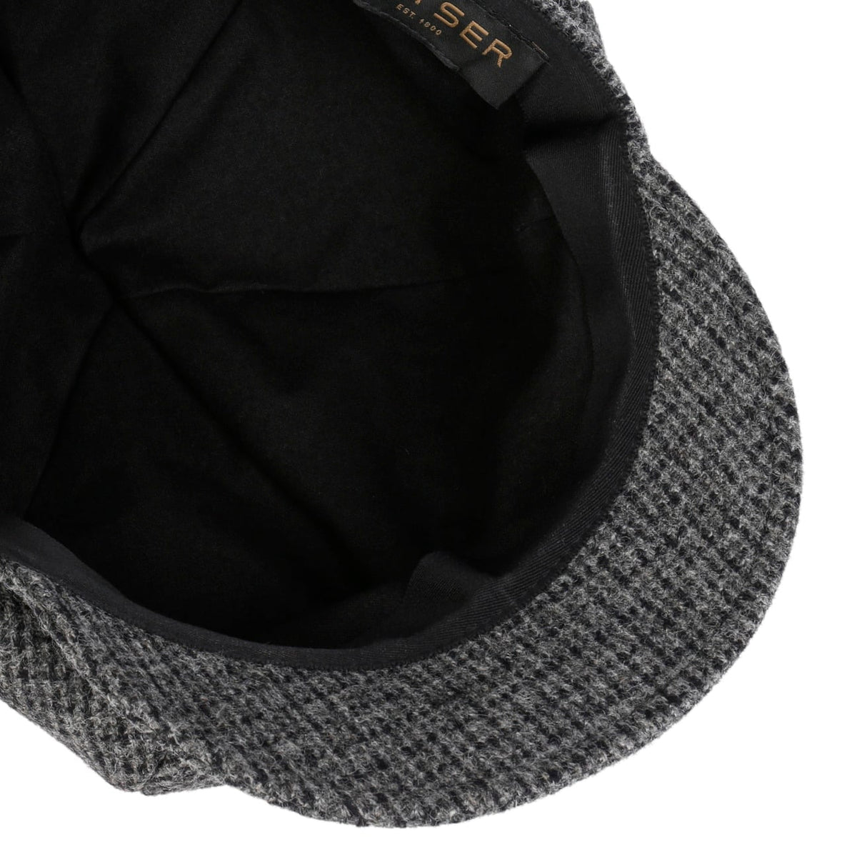 Cia Herringbone Newsboy Cap grau 8