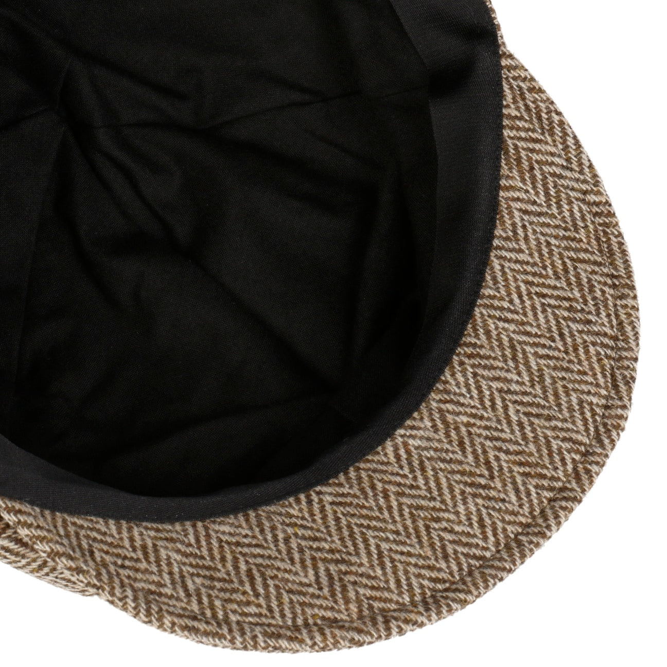Cia Herringbone Ballonmütze beige 4
