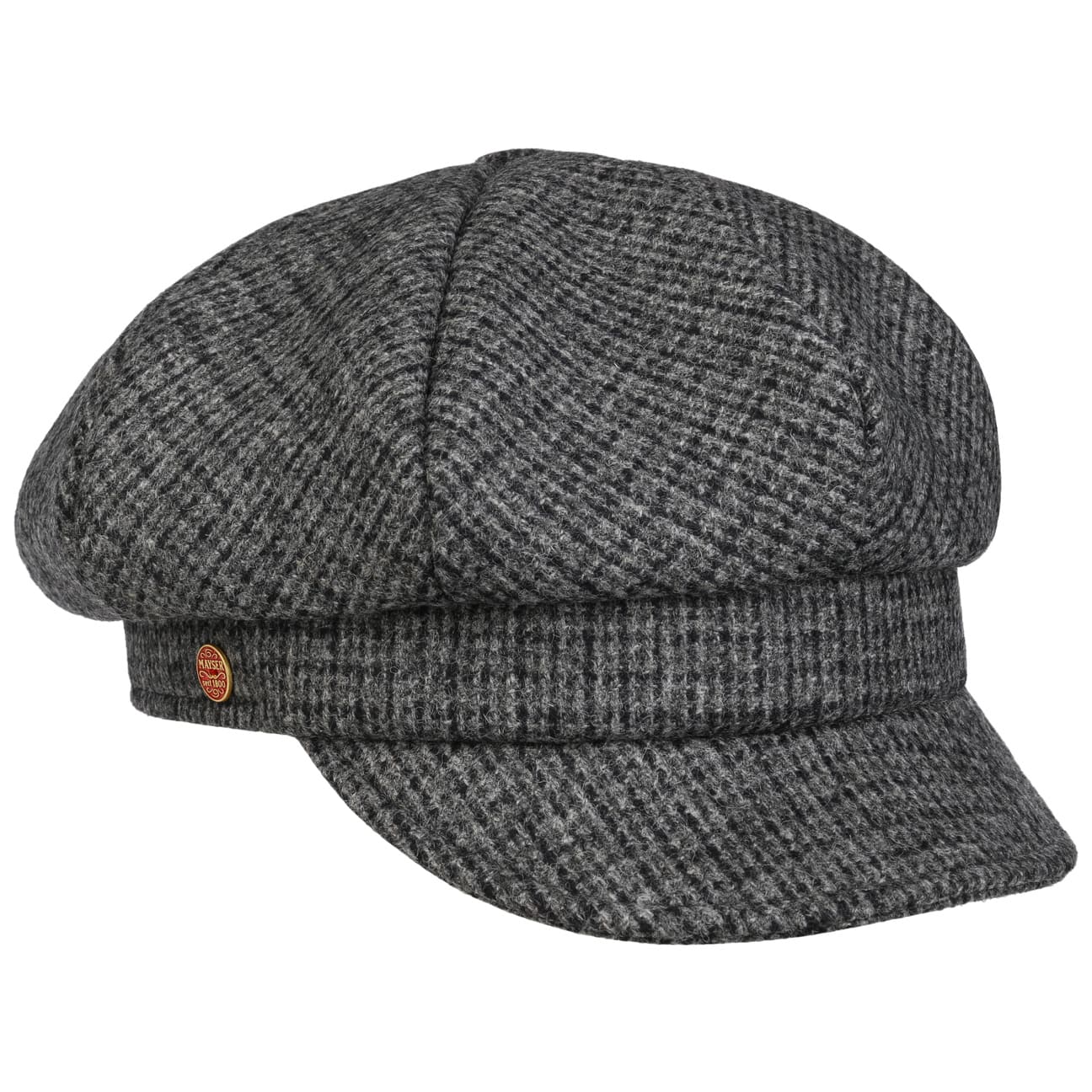 Cia Herringbone Ballonmütze grau 6