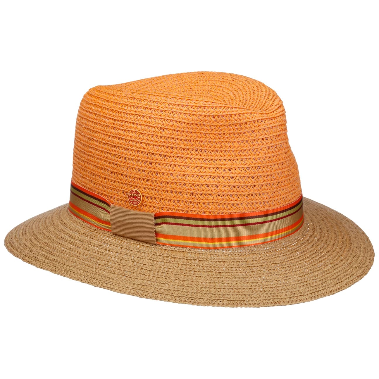 Nane Twotone Traveller Stråhatt orange 10