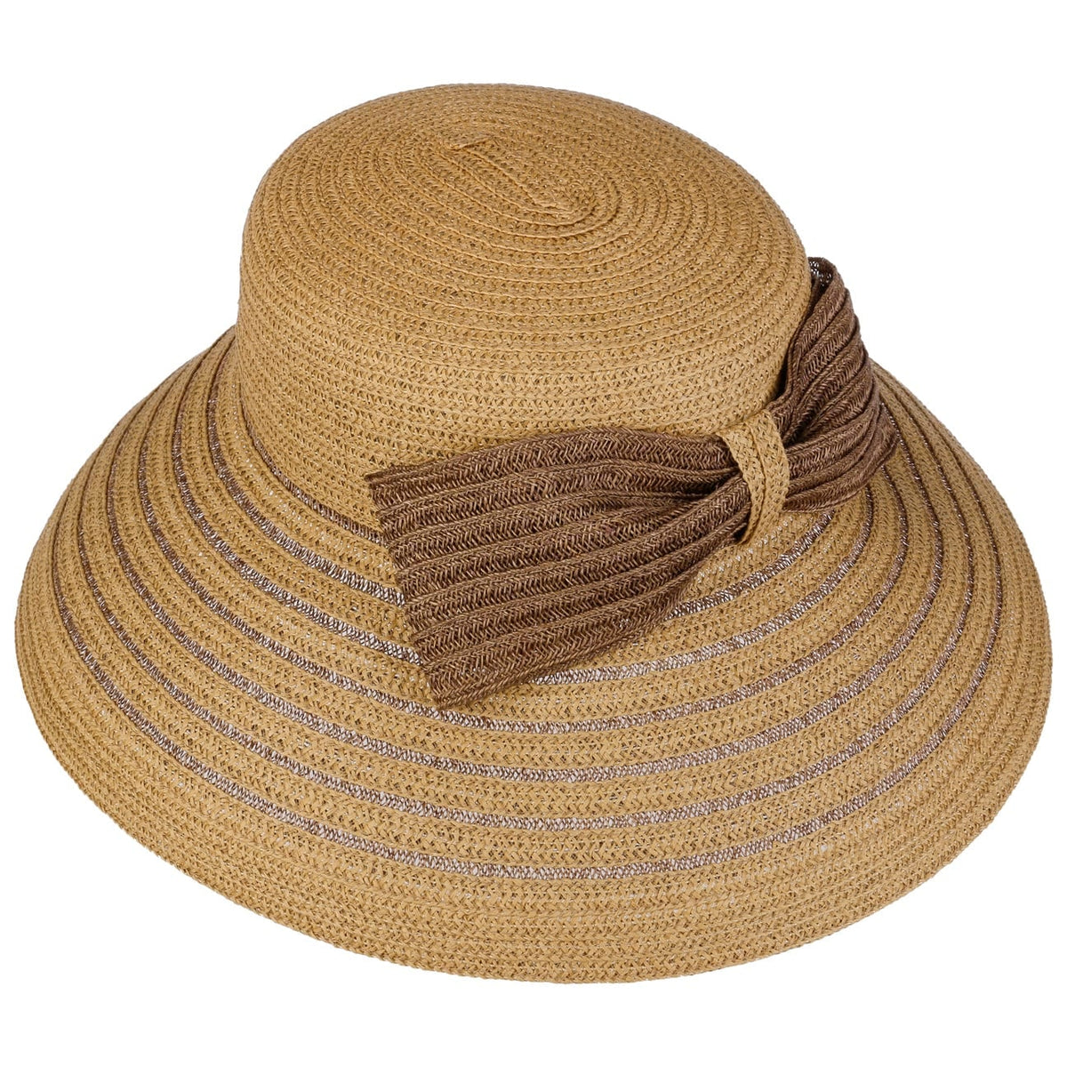 Audrey Big Brim Solhatt natur-braun 2
