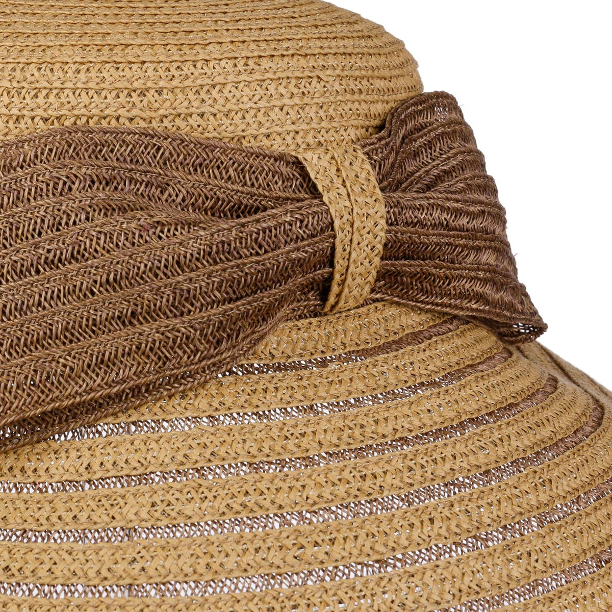 Audrey Big Brim Solhatt natur-braun 5