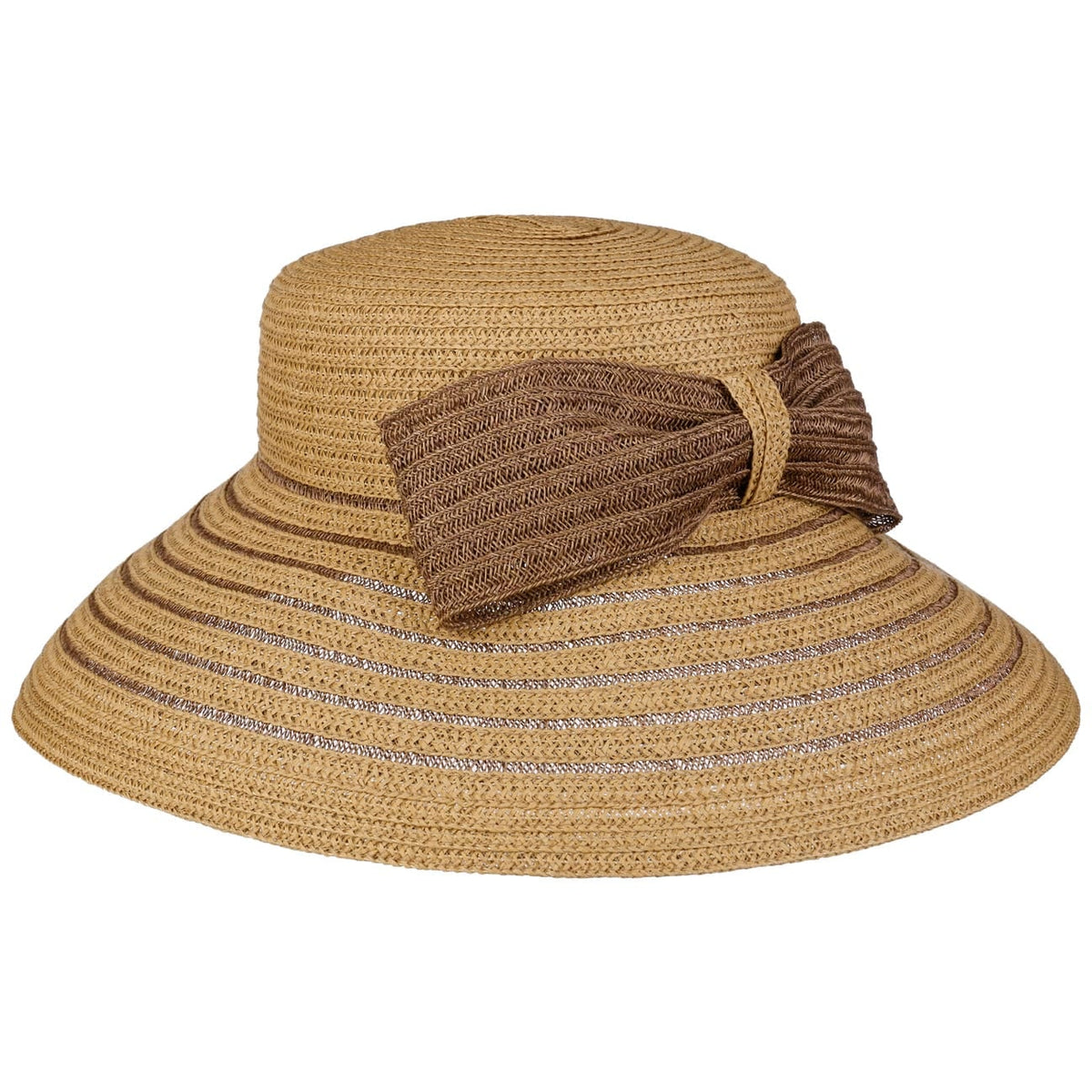 Audrey Big Brim Solhatt natur-braun 1