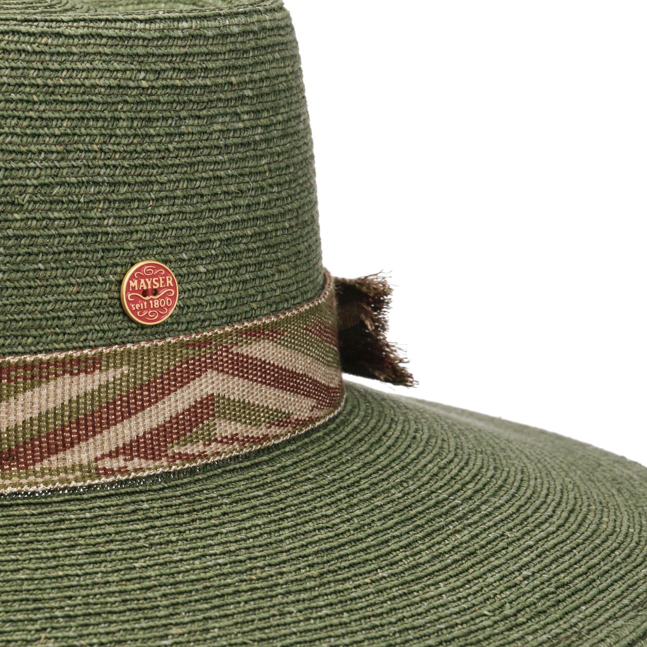 Astrid Raffia Straw Hat grün 5
