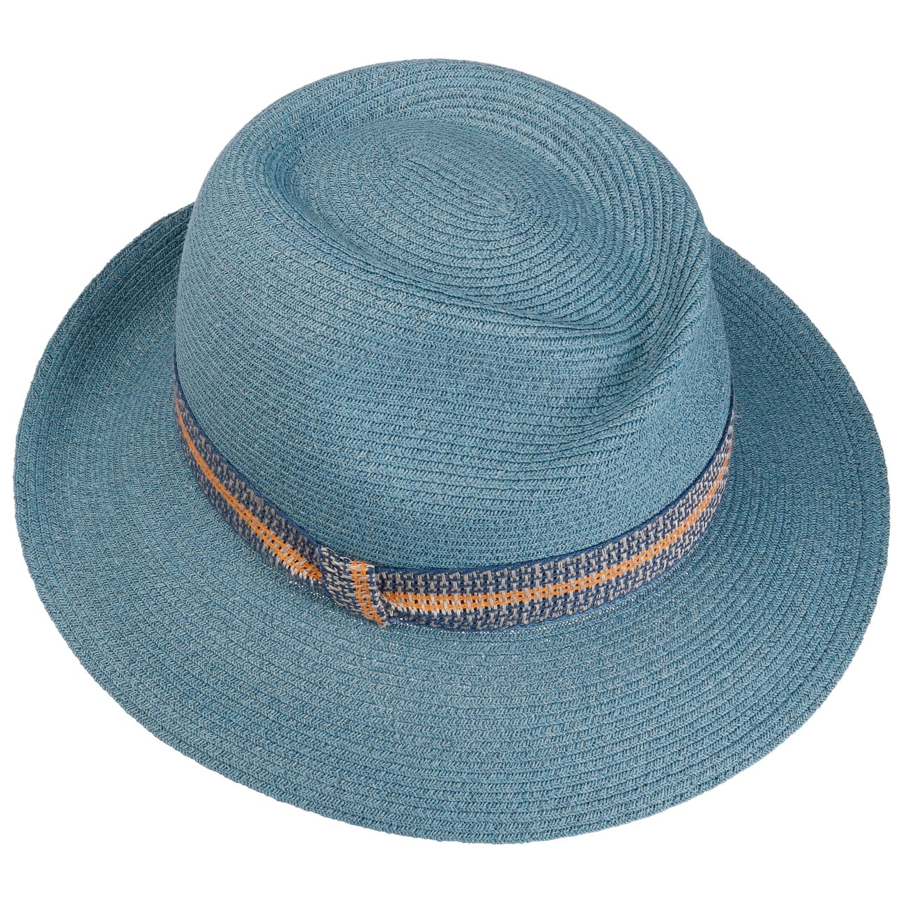 Simone Raffia Hat blau 2