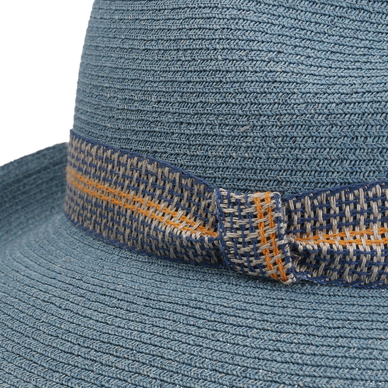 Simone Raffiahut blau 5